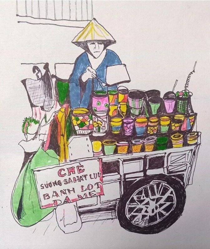 Russian Artist Draws Beautiful Artworks About Vietnam Russian Artist Draws Beautiful Artworks About Vietnam