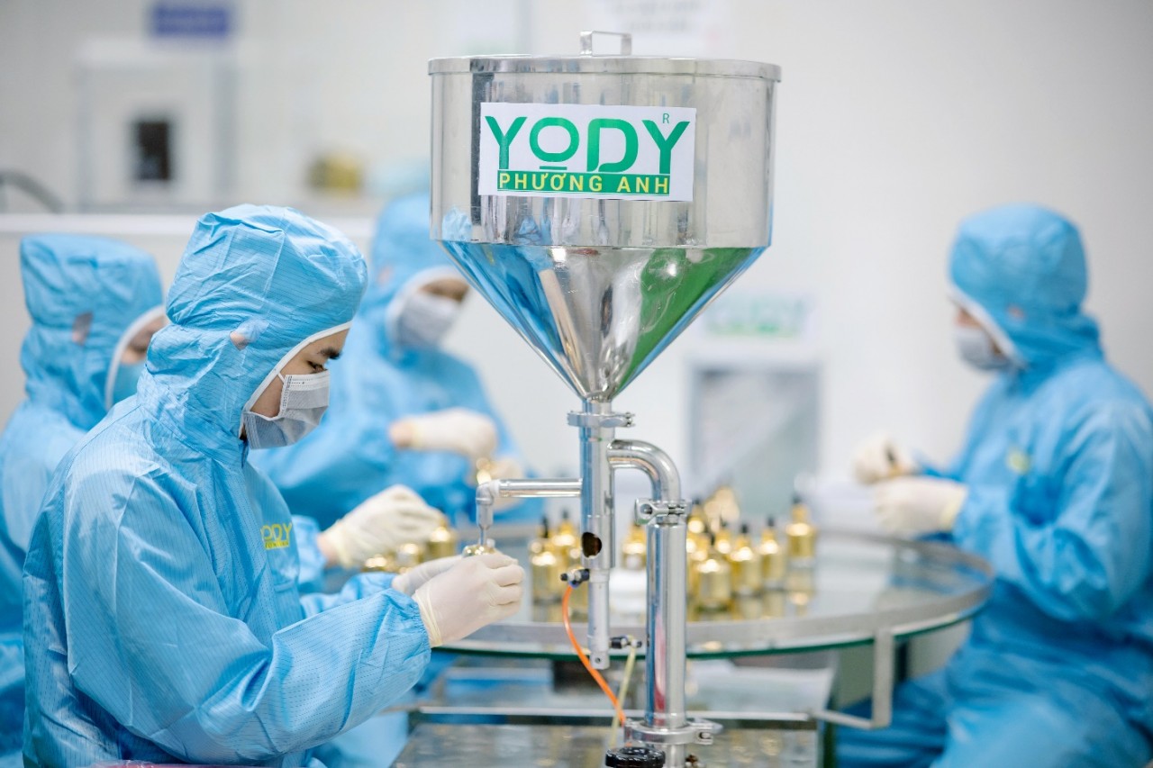 Yody Phương Anh - Thương hiệu mỹ phẩm công khai quy trình sản xuất đạt chuẩn Yody Phương Anh - Thương hiệu mỹ phẩm công khai quy trình sản xuất đạt chuẩn
