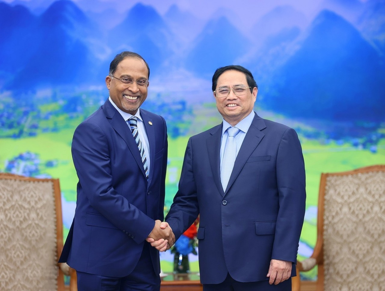 Thủ tướng Phạm Minh Chính tiếp Ngoại trưởng Malaysia Zambry Abdul Kadir ngày 19/7. Ảnh: TTXVN Thủ tướng Phạm Minh Chính tiếp Ngoại trưởng Malaysia Zambry Abdul Kadir ngày 19/7. Ảnh: TTXVN