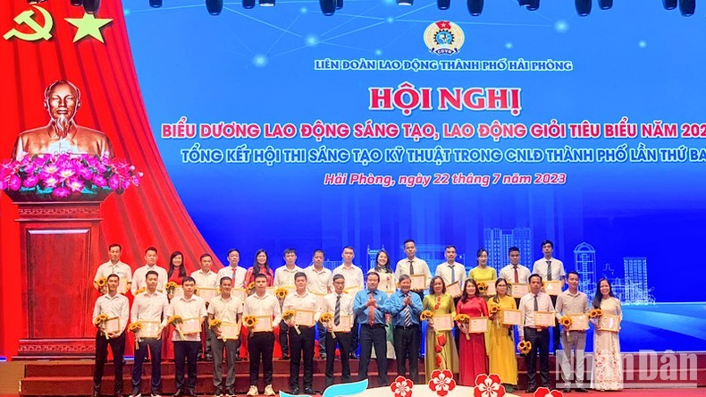 Hải Phòng biểu dương, tôn vinh 264 lao động giỏi, lao động sáng tạo Hải Phòng biểu dương, tôn vinh 264 lao động giỏi, lao động sáng tạo