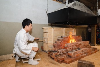 Làng rèn thần kiếm Nhật Bản được tái hiện tại Hạ Long