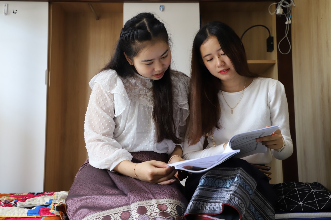 Lưu học sinh Lào học tập tại Việt Nam (Ảnh: KT) Lưu học sinh Lào học tập tại Việt Nam (Ảnh: KT)