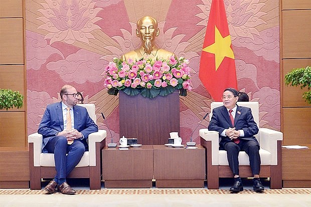 Vice Chairman of the National Assembly Nguyen Duc Hai (right) and Chairman of the House of Representatives' Committee on Ways and Means Jason Smith (Photo: daibieunhandan.vn) Vice Chairman of the National Assembly Nguyen Duc Hai (right) and Chairman of the House of Representatives' Committee on Ways and Means Jason Smith (Photo: daibieunhandan.vn)