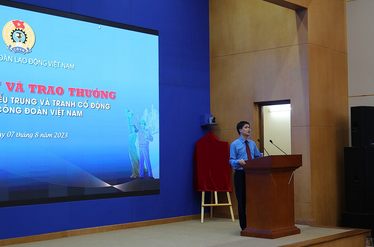 Tôn vinh nét đẹp truyền thống trong biểu trưng của Đại hội XIII Công đoàn Việt Nam Tôn vinh nét đẹp truyền thống trong biểu trưng của Đại hội XIII Công đoàn Việt Nam