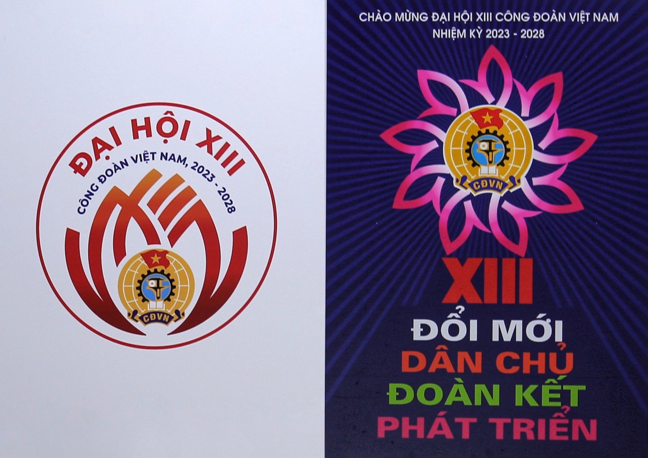 Tôn vinh nét đẹp truyền thống trong biểu trưng của Đại hội XIII Công đoàn Việt Nam Tôn vinh nét đẹp truyền thống trong biểu trưng của Đại hội XIII Công đoàn Việt Nam