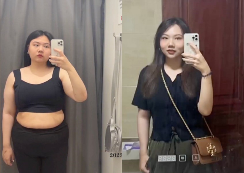 Cô gái Trung Quốc quyết tâm nghỉ học đại học để giảm cân Cô gái Trung Quốc quyết tâm nghỉ học đại học để giảm cân
