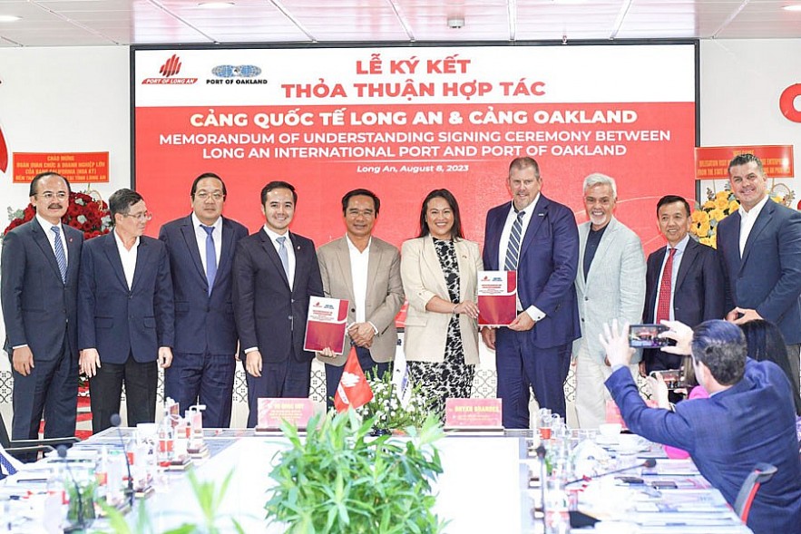Long An International Port (Vietnam) and Port of Oakland (California, USA) signed a Memorandum of Understanding at the event on August 8, 2023 Long An International Port (Vietnam) and Port of Oakland (California, USA) signed a Memorandum of Understanding at the event on August 8, 2023