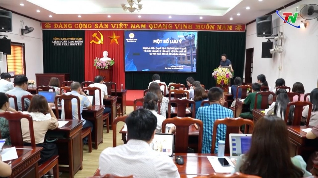 Hội nghị tập huấn, triển khai công tác vận động, hợp tác Phi Chính phủ nước ngoài năm 2023 (Ảnh: thainguyentv.vn). Hội nghị tập huấn, triển khai công tác vận động, hợp tác Phi Chính phủ nước ngoài năm 2023 (Ảnh: thainguyentv.vn).