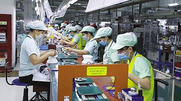 Production at Foster Electric Bac Ninh Co., Ltd at VSIP Bac Ninh.(Photo: baodautu.vn) Production at Foster Electric Bac Ninh Co., Ltd at VSIP Bac Ninh.(Photo: baodautu.vn)