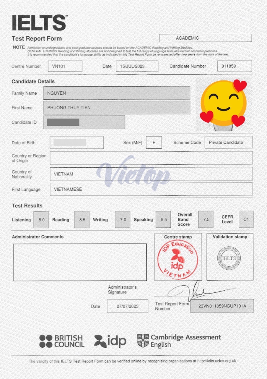 Cô bạn học sinh chuyên Lê Hồng Phong và hành trình chinh phục IELTS 7.5 Cô bạn học sinh chuyên Lê Hồng Phong và hành trình chinh phục IELTS 7.5