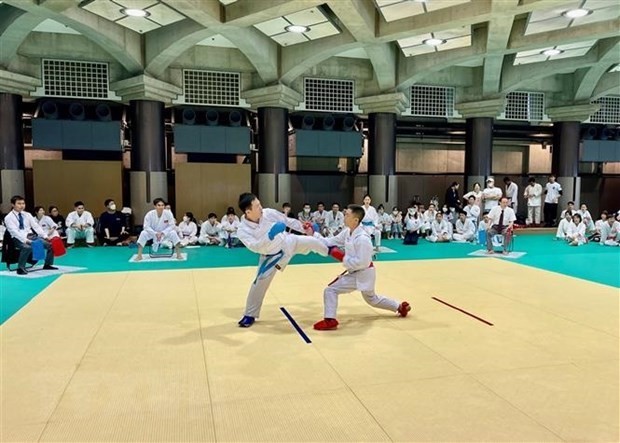 Karate Tournament Held for Vietnamese in Japan Karate Tournament Held for Vietnamese in Japan