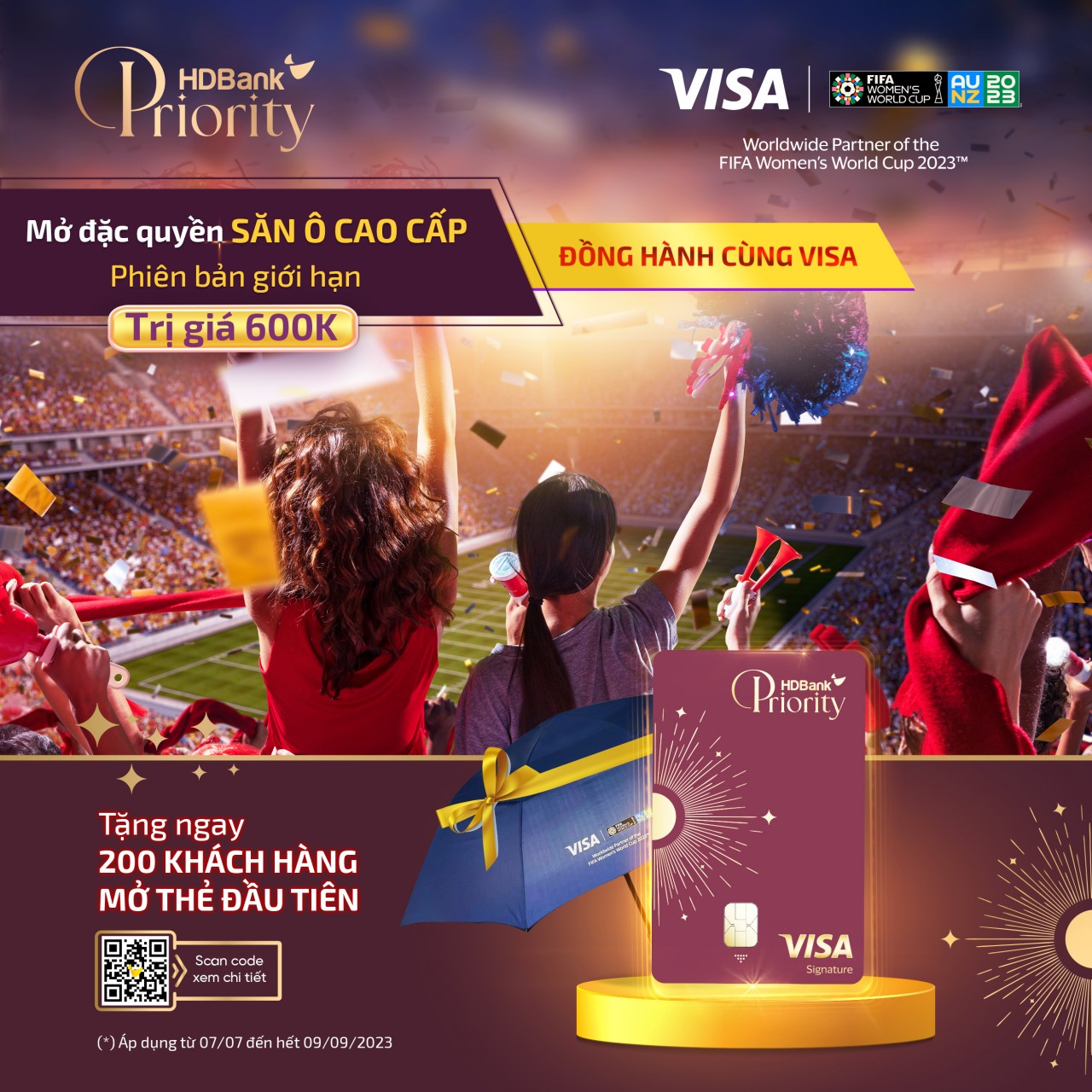 Thẻ tín dụng HDbank Priority - Tinh Tú Phương Đông: Ưu đãi ngập tràn cho khách hàng đặc biệt Thẻ tín dụng HDbank Priority - Tinh Tú Phương Đông: Ưu đãi ngập tràn cho khách hàng đặc biệt