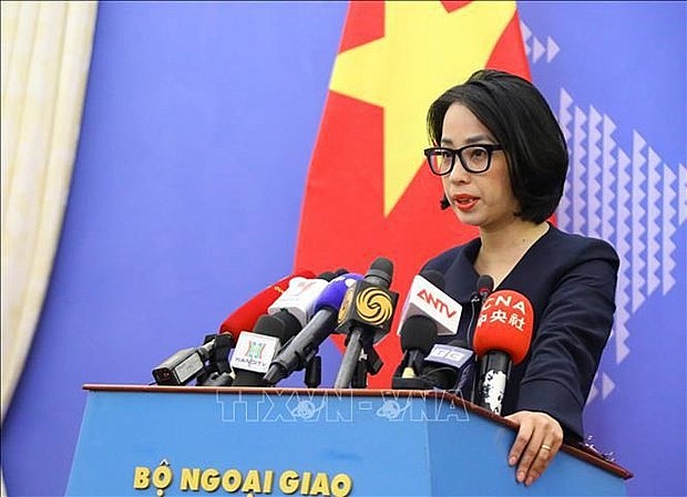The spokeswoman for the Foreign Ministry Pham Thu Hang (Photo: VNA) The spokeswoman for the Foreign Ministry Pham Thu Hang (Photo: VNA)