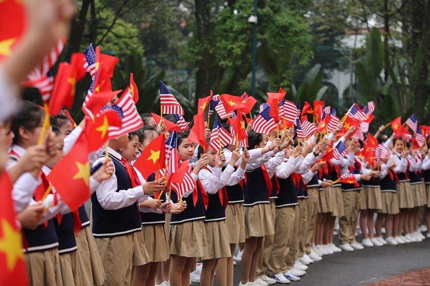 The comprehensive partnership between Vietnam and the US has developed in an extensive, effectively and substantive manner across multiple fields. (Photo: AFP/Getty) The comprehensive partnership between Vietnam and the US has developed in an extensive, effectively and substantive manner across multiple fields. (Photo: AFP/Getty)