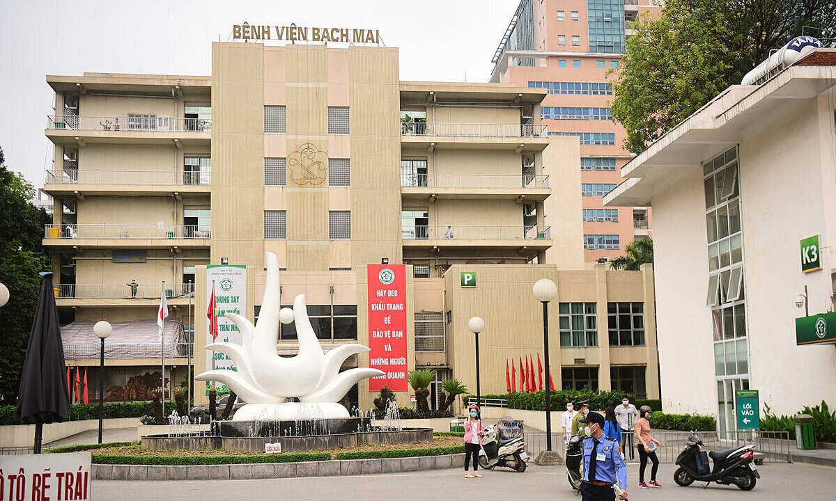 Bach Mai Hospital. Photo: Giang Huy Bach Mai Hospital. Photo: Giang Huy