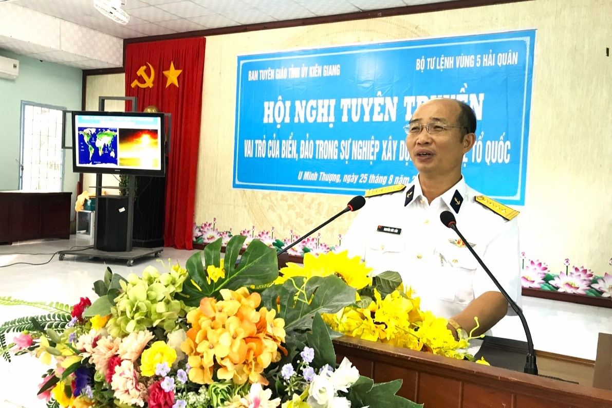 Vùng 5 Hải quân tuyên truyền biển, đảo, thu hút nguồn nhân lực tại Kiên Giang Vùng 5 Hải quân tuyên truyền biển, đảo, thu hút nguồn nhân lực tại Kiên Giang