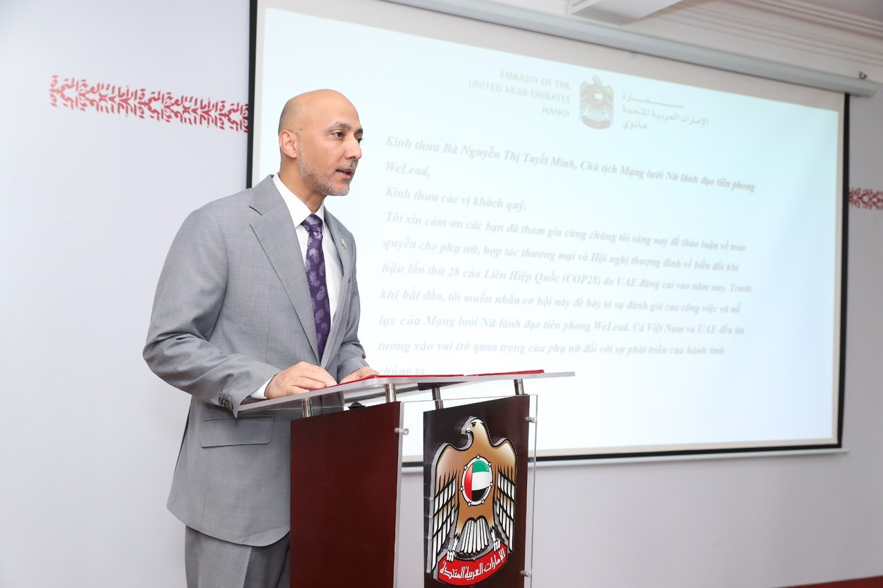 Tăng cường thúc đẩy vai trò của phụ nữ UAE và Việt Nam Tăng cường thúc đẩy vai trò của phụ nữ UAE và Việt Nam