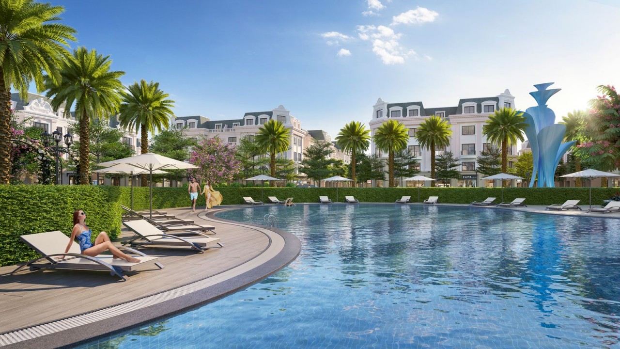 Bể bơi phong cách resort mang tới trải nghiệm sống đẳng cấp cho cư dân. Bể bơi phong cách resort mang tới trải nghiệm sống đẳng cấp cho cư dân.