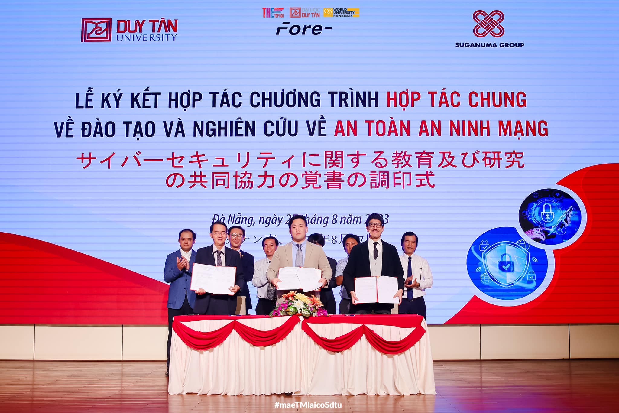 trường Đại học Duy Tân và Công ty cổ phần Suganuma, Công ty cổ phần Fore trường Đại học Duy Tân và Công ty cổ phần Suganuma, Công ty cổ phần Fore