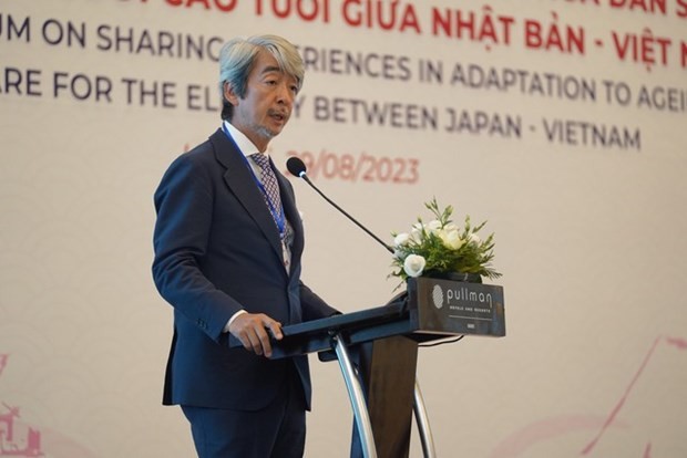 Việt Nam học hỏi Nhật Bản xây dựng một xã hội già hóa khỏe mạnh | Y tế | Vietnam+ (VietnamPlus) Việt Nam học hỏi Nhật Bản xây dựng một xã hội già hóa khỏe mạnh | Y tế | Vietnam+ (VietnamPlus)