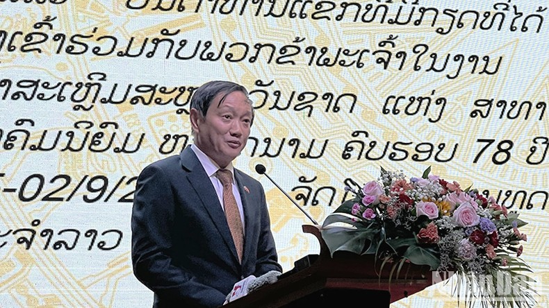 Kỷ niệm 78 năm Quốc khánh Việt Nam tại Lào Kỷ niệm 78 năm Quốc khánh Việt Nam tại Lào ảnh 1