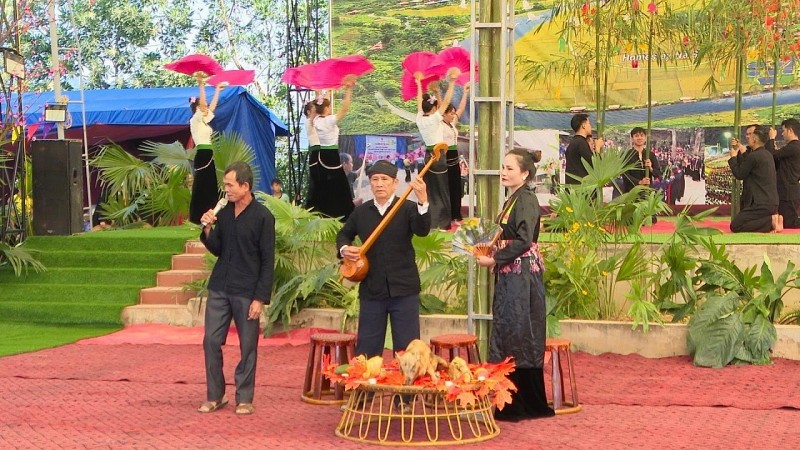 Rộn ràng Ngày hội văn hóa dân tộc Thái ở huyện vùng cao biên giới Nậm Pồ Rộn ràng Ngày hội văn hóa dân tộc Thái ở huyện vùng cao biên giới Nậm Pồ