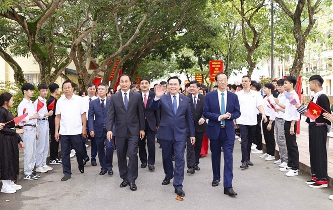 Chủ tịch Quốc hội Vương Đình Huệ: Trường Hữu nghị T78 là cầu nối gắn kết, vun đắp tình hữu nghị Việt -Lào Chủ tịch Quốc hội Vương Đình Huệ: Trường Hữu nghị T78 là cầu nối gắn kết, vun đắp tình hữu nghị Việt -Lào