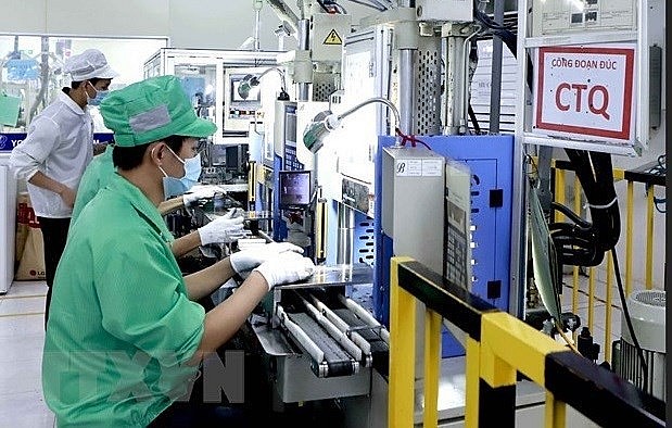 At RoK-funded Youngbag Vietnam company in the Binh Xuyen Industrial Park, Vinh Phuc province. (Photo: VNA) At RoK-funded Youngbag Vietnam company in the Binh Xuyen Industrial Park, Vinh Phuc province. (Photo: VNA)