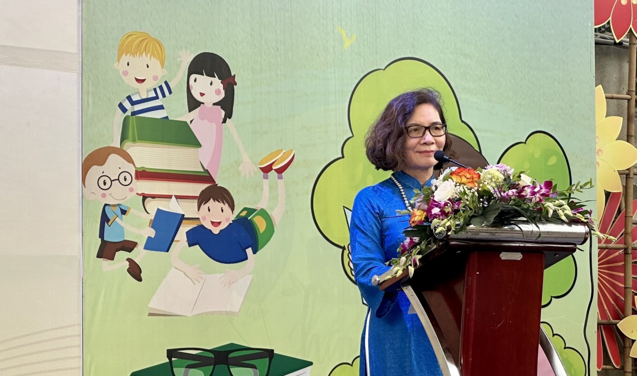 bà Phan Lan Tú, Chủ tịch HAVIFA phát biểu tại Ngày hội. bà Phan Lan Tú, Chủ tịch HAVIFA phát biểu tại Ngày hội.