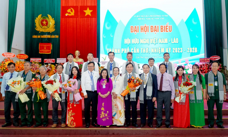Đại hội đại biểu Hội hữu nghị Việt Nam - Lào TP. Cần Thơ  nhiệm kỳ 2023-2028  -0