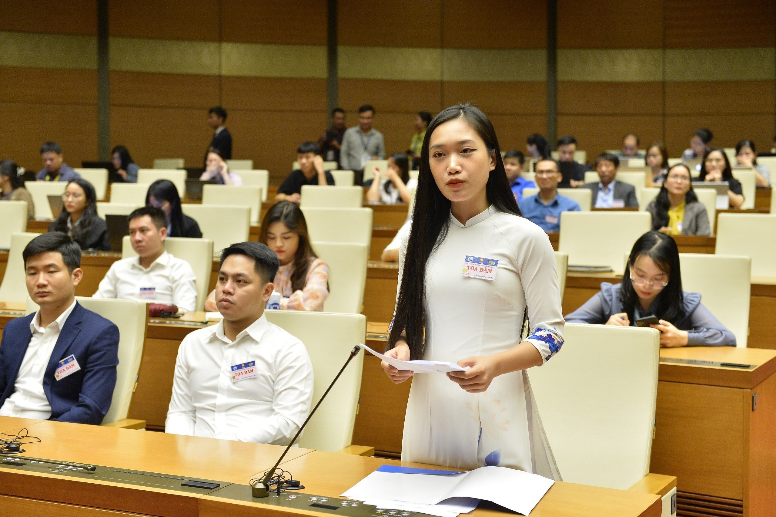 Tọa đàm “Tăng cường năng lực số cho thanh niên”. Đây là hoạt động đầu tiên trong khuôn khổ Hội nghị Nghị sĩ trẻ toàn cầu lần thứ 9 Tọa đàm “Tăng cường năng lực số cho thanh niên”. Đây là hoạt động đầu tiên trong khuôn khổ Hội nghị Nghị sĩ trẻ toàn cầu lần thứ 9