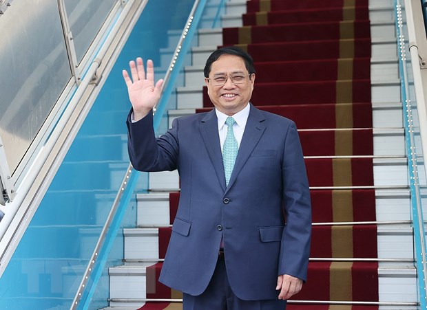 Thủ tướng Phạm Minh Chính lên đường dự Hội nghị CABIS ở Trung Quốc hình ảnh 1 Thu tuong Pham Minh Chinh len duong du Hoi nghi CABIS o Trung Quoc hinh anh 1