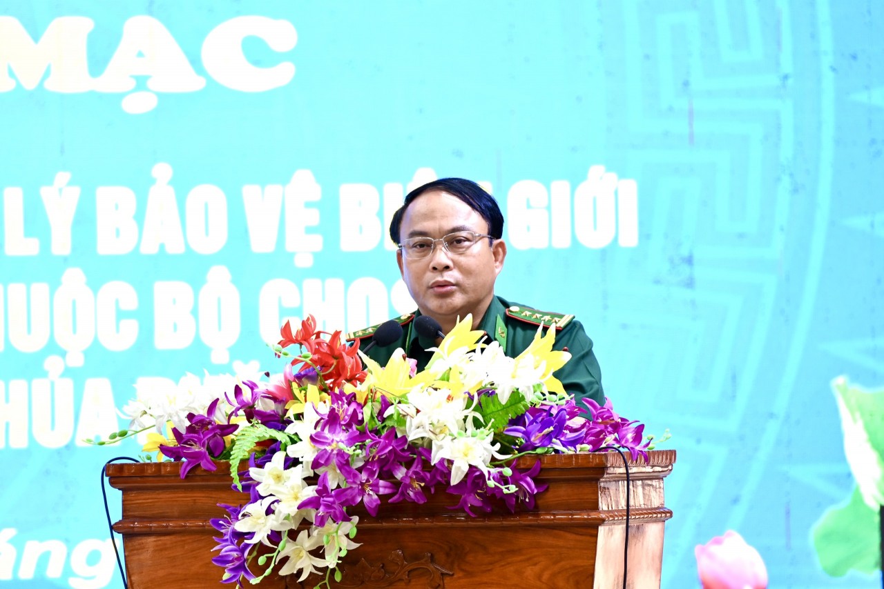 Khai mạc lớp tập huấn công tác quản lý biên giới cho 40 cán bộ Biên phòng Lào Khai mạc lớp tập huấn công tác quản lý biên giới cho 40 cán bộ Biên phòng Lào