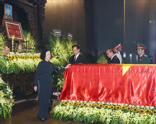 Lễ tang Thượng tướng Nguyễn Chí Vịnh, nguyên Thứ trưởng Bộ Quốc phòng Chú thích ảnh
