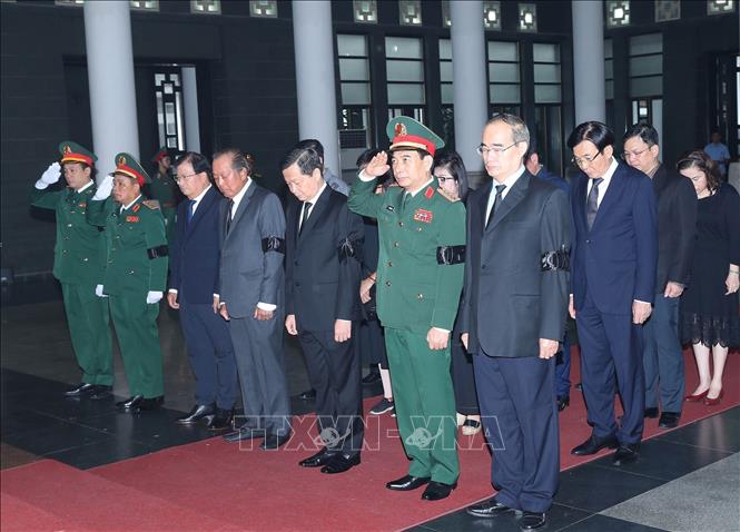 Lễ tang Thượng tướng Nguyễn Chí Vịnh, nguyên Thứ trưởng Bộ Quốc phòng Chú thích ảnh