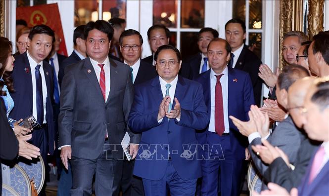 Thủ tướng Phạm Minh Chính gặp gỡ cộng đồng người Việt Nam tại Hoa Kỳ Chú thích ảnh