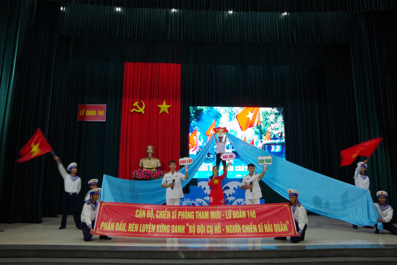 Lữ đoàn 146, Vùng 4 Hải quân: tuyên truyền về chuẩn mực “Bộ đội Cụ Hồ” thời kỳ mới Lữ đoàn 146, Vùng 4 Hải quân: tuyên truyền về chuẩn mực “Bộ đội Cụ Hồ” thời kỳ mới
