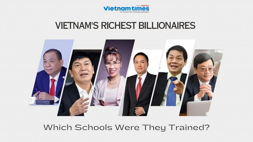 Vietnam's Richest Billionaires - Which Schools Were They Trained? Vietnam's Richest Billionaires - Which Schools Were They Trained?