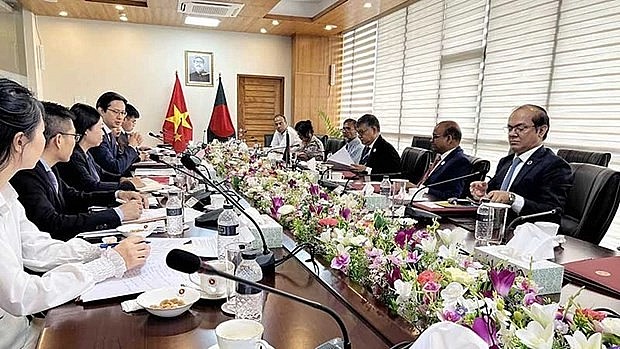A Vietnam-Bangladesh political consultation in Dhaka (Photo: MoF) A Vietnam-Bangladesh political consultation in Dhaka (Photo: MoF)