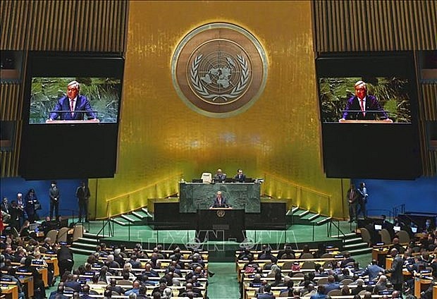 At the 78th session of the United Nations General Assembly. (Photo: VNA) At the 78th session of the United Nations General Assembly. (Photo: VNA)