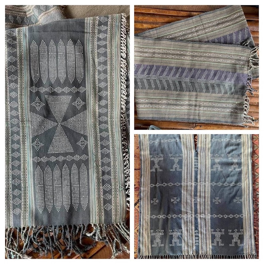 Hoa văn trang trí trên sản phẩm thổ cẩm Cơ Tu (Lào) (Ảnh: Linda Susan) Hoa văn trang trí trên sản phẩm thổ cẩm Cơ Tu (Lào) (Ảnh: Linda Susan)