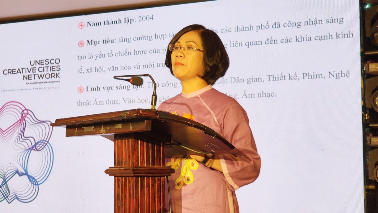 PGS. TS Nguyễn Thị Thu Phương, Viện trưởng VICAS phát biểu. PGS. TS Nguyễn Thị Thu Phương, Viện trưởng VICAS phát biểu.