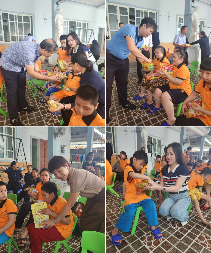 Tặng quà cho trẻ em mồ côi, khuyết tật và vùng khó khăn ở Nghệ An Tặng quà cho trẻ em mồ côi, khuyết tật và vùng khó khăn ở Nghệ An