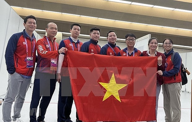 On September 25 alone, Vietnamese athletes bring home first silver and three bronze medals. (Photo: VNA) On September 25 alone, Vietnamese athletes bring home first silver and three bronze medals. (Photo: VNA)