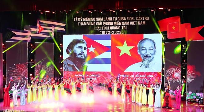 Tổ chức trọng thể Lễ kỷ niệm 50 năm lãnh tụ Fidel Castro thăm vùng giải phóng miền Nam Việt Nam tại Quảng Trị Tổ chức trọng thể Lễ kỷ niệm 50 năm lãnh tụ Fidel Castro thăm vùng giải phóng miền Nam Việt Nam tại Quảng Trị