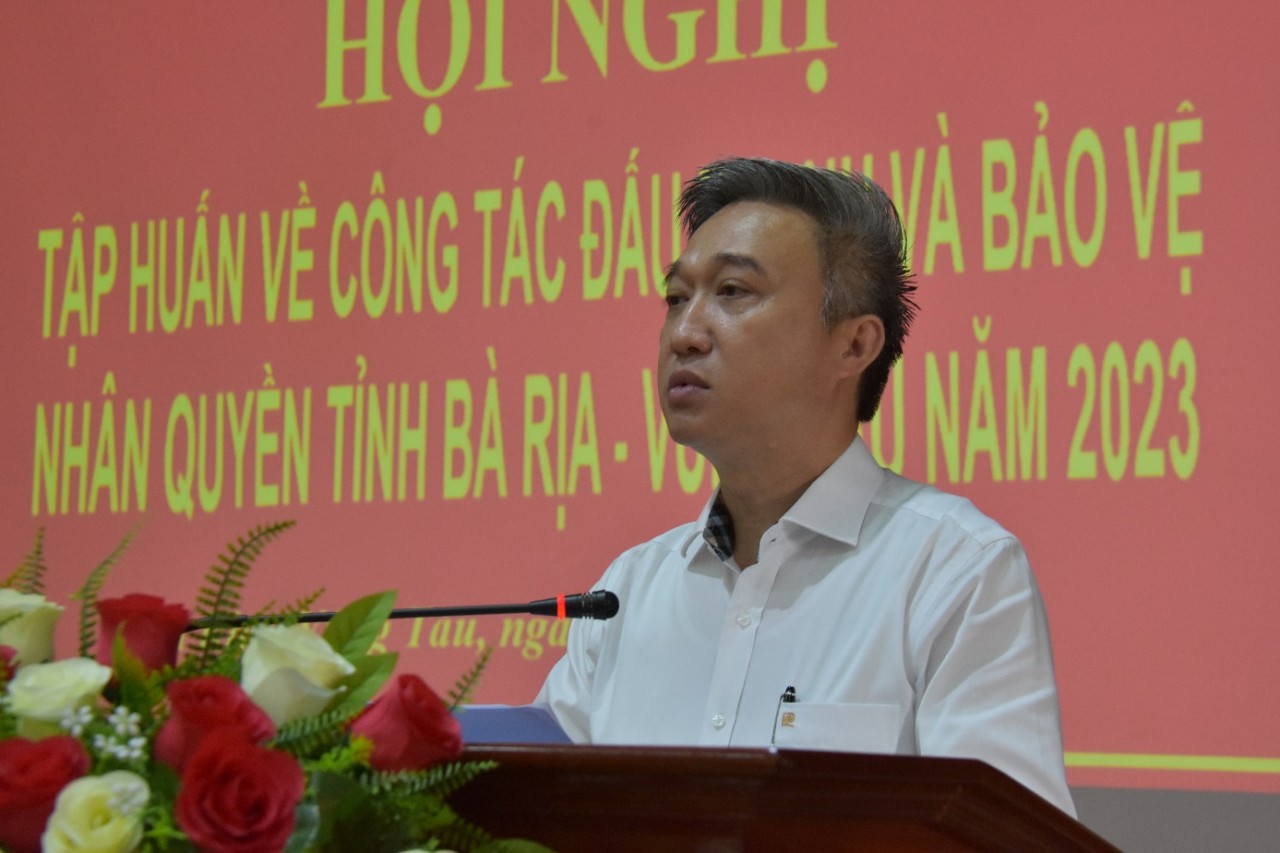 Tập huấn công tác nhân quyền năm 2023 tại tỉnh Bà Rịa – Vũng Tàu Bà Rịa – Vũng Tàu: 2 nhiệm vụ trọng tâm của công tác nhân quyền thời gian tới
