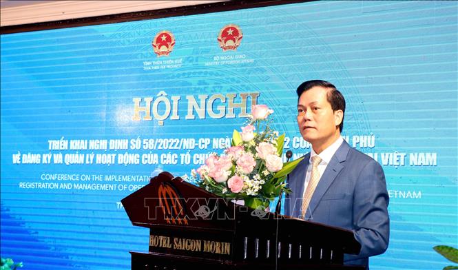 Tạo điều kiện thuận lợi cho hoạt động của các tổ chức phi chính phủ nước ngoài Chú thích ảnh