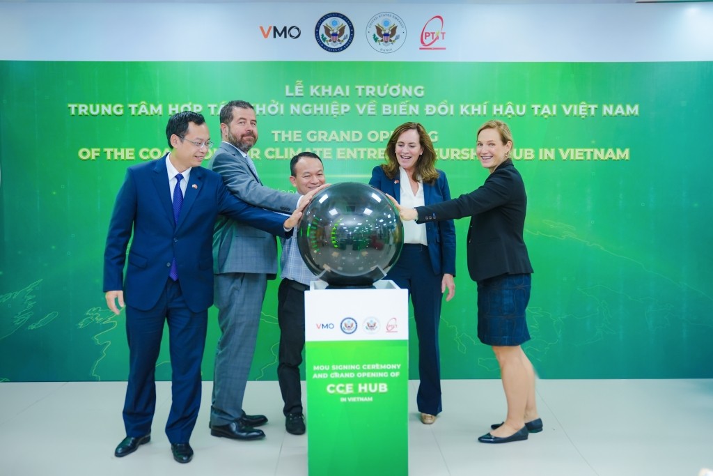 Trung tâm Hợp tác khởi nghiệp về biến đổi khí hậu CCE Hub. (Ảnh: Kinh tế và Dự báo) Trung tâm Hợp tác khởi nghiệp về biến đổi khí hậu CCE Hub. (Ảnh: Kinh tế và Dự báo)