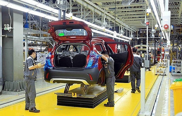 A car assembly factory of Vinfast (Illustrative photo: VNA) A car assembly factory of Vinfast (Illustrative photo: VNA)