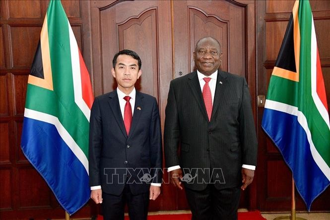 Tổng thống Cyril Ramaphosa: Quan hệ Nam Phi - Việt Nam đang bước vào giai đoạn phát triển mới Tổng thống Cyril Ramaphosa: Quan hệ Nam Phi - Việt Nam đang bước vào giai đoạn phát triển mới